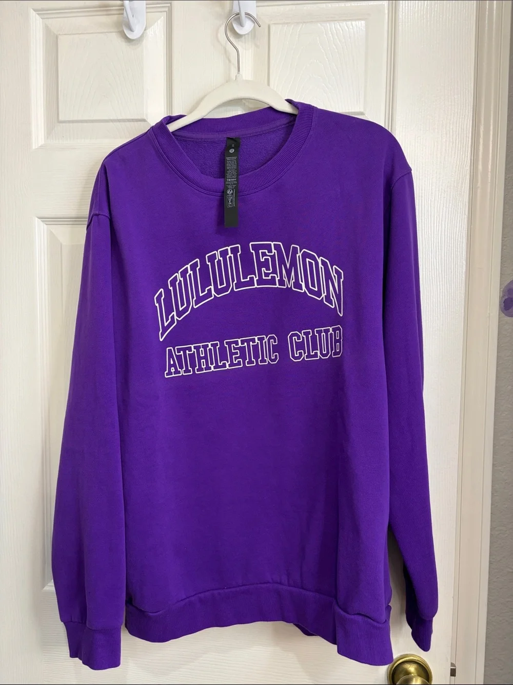 345. Lululemon men’s XL college purple steady state crew like new PTP 26”